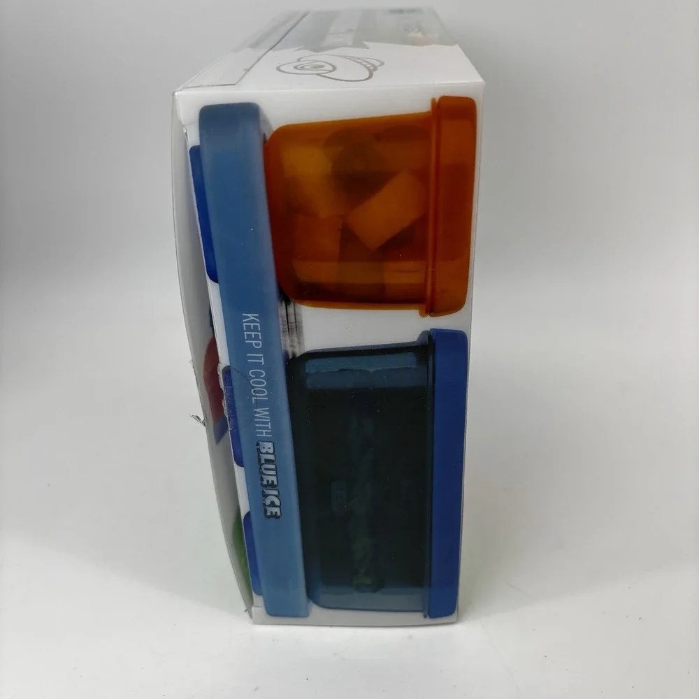 NEW~Rubbermaid LunchBlox Kids Lunch Kit Box BPA-Free~w/ Blue Ice & Divider